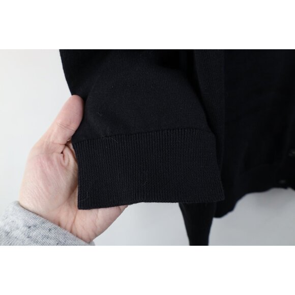 Vtg Lands End Womens 2XL Faded Supima Cotton Knit 3/4 Sleeve Cardigan Sweater - Picture 6 of 12